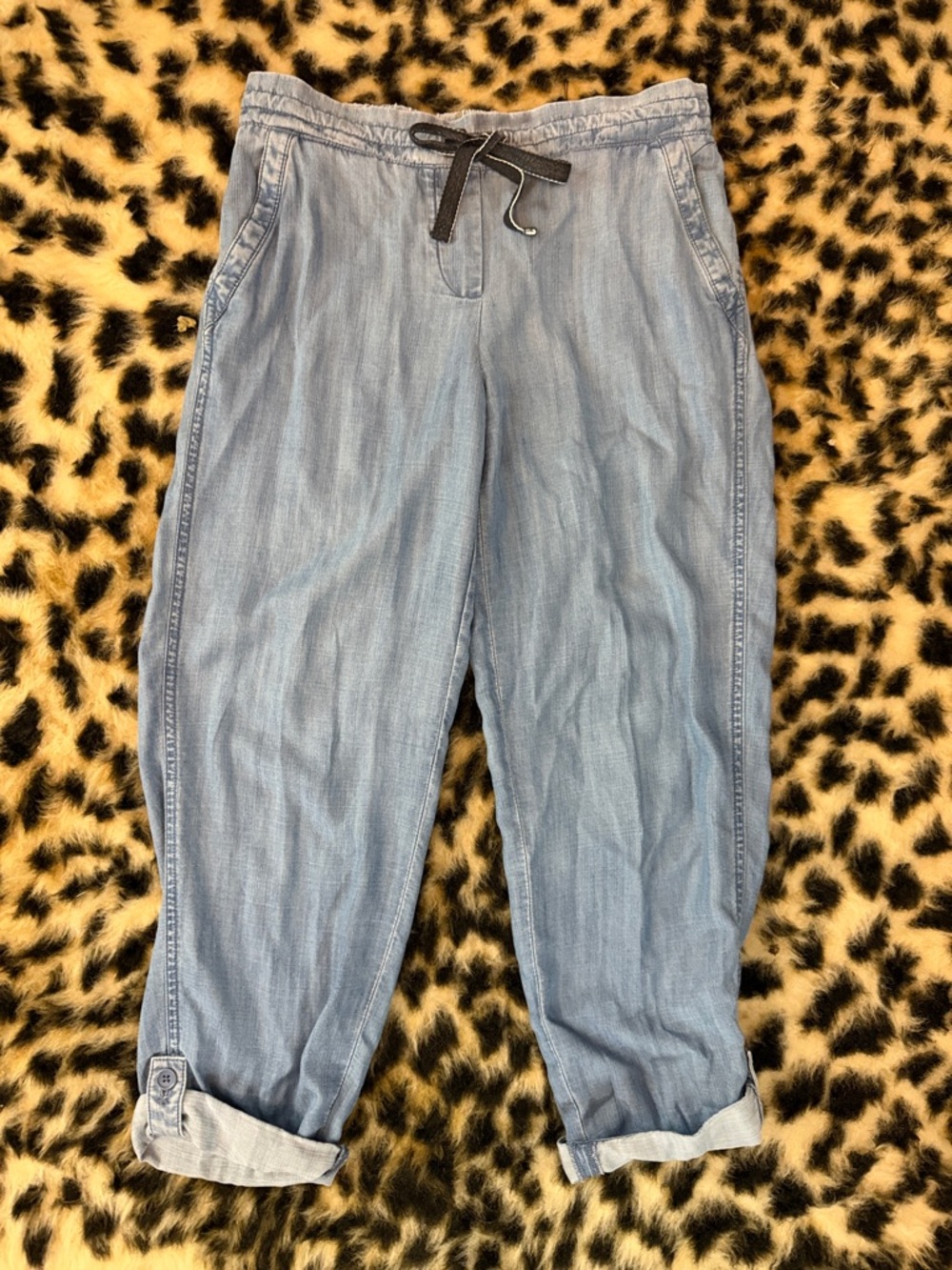 Talbots Light Blue Denim Jogger Jeans
